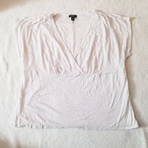 Alfani woman Short Sleeve "Seersucker" Blouse 3X